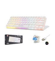 Hadron G508B Kablolu Oyuncu Mini Klavye Mekanik Blue Switch Rgb Q Beyaz