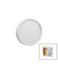 NİSALUCE EPL-18SÜ 18W BEYAZ METAL KASA SIVA ÜSTÜ YUVARLAK LED SLİM PANEL 1260LM BEYAZ=6500K 30.000 SAAT ÖMÜR (5680)
