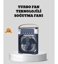 Sessiz Çalışan Turbo Fan Güçlü Hava Akışlı Masa Üstü Vantilatör