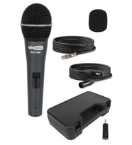 Hepa Merz RST-360 Profesyonel Dinamik Cardioid Kablolu EL Mikrofonu Kaliteli (Çanta ve Full Set)