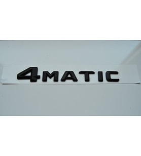 MERCEDES 4MATİC UYUMLU YAZI SİYAH 2128177715 W205 W212 MAKYJLI W222 X166