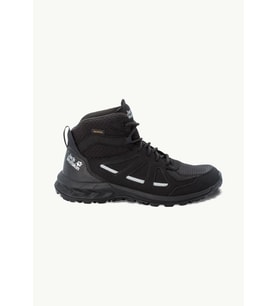 Jack Wolfskin 4051331_4600238401 Woodland 2 Texapore Mid W Black/Grey Kadın Outdoor Bot (Siyah)