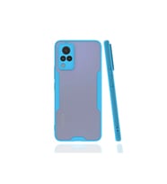Vivo V21 Kılıf Platin Silikon - Mavi