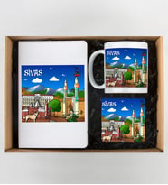 Sivas Tasarımlı Defter,Kupa Ve Bardak Altlığı Seti