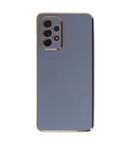 Samsung Galaxy A52 Kılıf Volet Silikon - Mavi