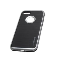 Zore iPhone 7 Plus ile Uyumlu Motomo Silikon Kılıf Light Silver