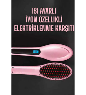 Fön Tarağı Saç Düzleştirici Sıkı Dişli Isı Ayarlı Elektriklenme Karşıtı