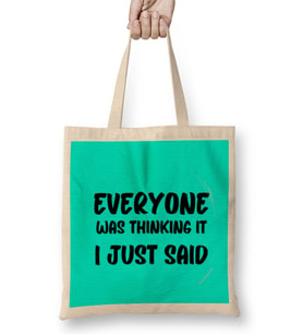 Sarcasm Funny Comment Quotes Gift - Sarcastic Women And Men Humorous Saying Bez Çanta Uzun Saplı