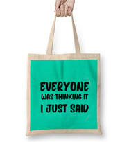 Sarcasm Funny Comment Quotes Gift - Sarcastic Women And Men Humorous Saying Bez Çanta Uzun Saplı