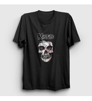 Presmono Unisex Siyah Skull The Misfits T-Shirt 175018tt