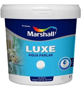MARSHALL LUXE AQUA PARLAK 0.75 LT BEYAZ SU BAZLI BOYA