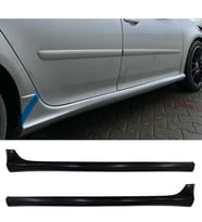 Vw Golf 5 GTI Yan Marşpiyel Seti Mat Siyah Plastik 2 Adet 2003 2004 2005 2006 2007 2008 2009
