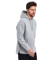 Kapüşonlu Oversize Kanguru Cep Şardonlu 3 İplik Erkek Sweatshirt (Grimelanj)