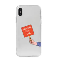 Iphone X ve XS Uyumlu Psikolojim İflas Etmiş Tasarımlı Şeffaf Telefon Kılıfı