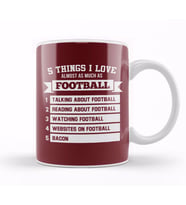 5 Things I Love Almost As Much As Football Kupa Bardak Porselen
