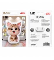10 ADET KEDİ LEDLİ GECE LAMBASI GC-19 (5690)