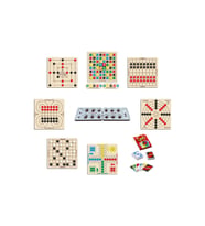 Ahşap Oyun Seti 9lu Bihar+ Surakarta+Mangala+9 Taş+Dama + Atla Topla + Kızma Birader + Reversi + UNO