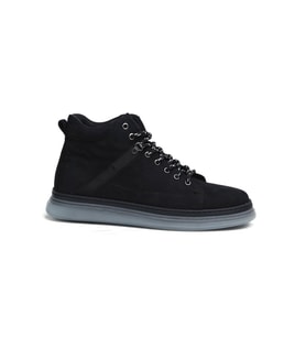 Pierre Cardin 13622 Siyah Erkek Nubuk Bot