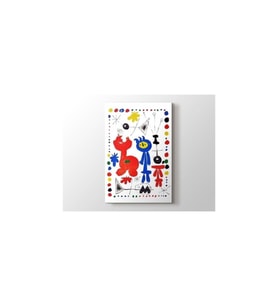 DBSanatevi Joan Miro - Personnage Et Oiseaux Tablo 60 X 80 Cm