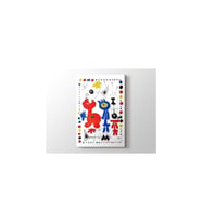 DBSanatevi Joan Miro - Personnage Et Oiseaux Tablo 60 X 80 Cm