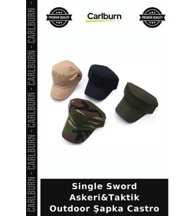 Single Sword Askeri&Taktik Outdoor Şapka Castro Erkek Aksesuarı Yeşil Başlık