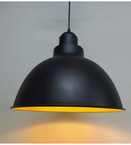 MYLİGHTS  SİYAH  İÇİ ALTIN METAL SARKIT AVİZE RUSTİK AVİZE RETRO SARKIT