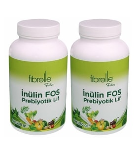 Fibrelle İnülin FOS Prebiyotik Lif 250g Hindibağ 2 adet