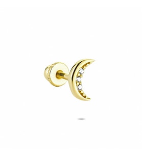 Glorria Altın Ay Helix Piercing
