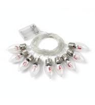 Kardan Adam 10lu Sıralı Led Işık Yılbaşı Süsü