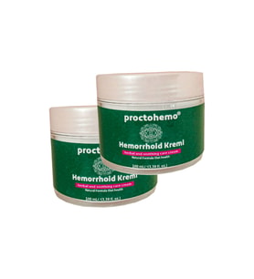 Proctohemo 150 ml Ölçeğinde  Hemoroid Cream Basur Kremi 2 Adet