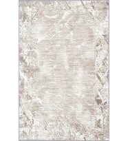 Eliana Home Baskılı, Yıkanabilir Kaymaz Taban Salon Halısı LNA0561 100x150 cm (Krem)