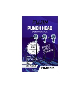Fujin Punch Head Jig Head FJ-PH #2/0 3gr