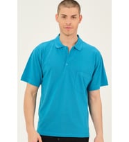 T0063 DEWBERRY ERKEK T-SHIRT-TURKUAZ