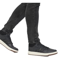 Adidas Hoops 2.0 Mid Erkek Spor Ayakkabı Siyah