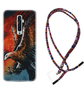 Oppo Reno 2Z 4 Lite 4 Pro 5 6 7 A31 Kılıf Boyun Asklı Rasta Silikon Kartal Uçarken 1718