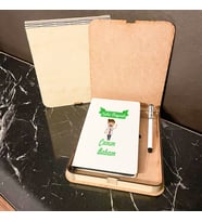 Canım Babam Ahşap Kutulu Defter Kalem Set 001