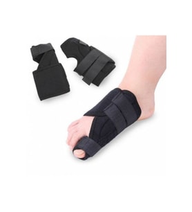 Medikal Ayak Başparmak Ateli Halluks Valgus Parmak Düzeltici 2’li (Siyah)