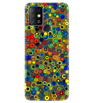 INFINIX Hot 8 9 10 11S Hot 10 Play 10T Kılıf Desemli Silikon Nazar Boncukları 1746