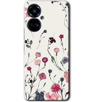 Tecno Camon 19 Pro Kılıf HD Desen Baskılı Kılıf - Mat Çiçek