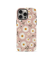 iPhone 15 Pro Vorian Çift Katmanlı Kılıf Daisy Mocha Garden
