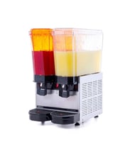 Samixir 40.SSI Klasik Twin Soğuk İçecek Dispenseri, 20+20 L, Fıskiyeli, Inox