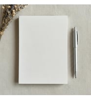 Tanıtım Kareli Not Defteri – 64 Yaprak, 90 gr Ivory Kağıt, Amerikan Ciltli Not Defteri, Ofis ve Günlük Kullanım İçin İdeal (Beyaz, A6 (10,5cm x 14,8cm))