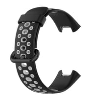 Microsonic Xiaomi Redmi Watch 2 Lite Rainbow Band Kordon Siyah Gri (Çok Renkli)
