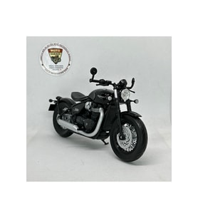 Trıumph Bonneville Bobber 1:12 Diecast Motorsiklet Model – Lisanslı Metal Maket Oyuncak & Biblo