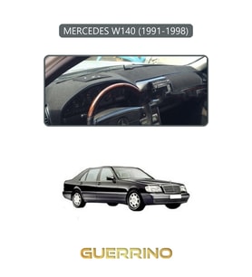 MERCEDES W140 1991-1998TORPİDO KORUMA HALISI GRİ KENAR