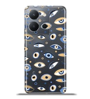 Vivo Y36 Kapak HD Renkli Dizayn Silikon Kılıf - Eyes On U