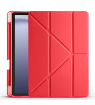 Galaxy Tab A9 Kılıf Zore Tri Folding Kalem Bölmeli Standlı Kılıf