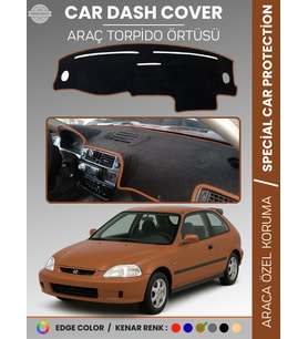 Honda CİVİC ( EJ-EK-EM) (1995-2000) Torpido Örtüsü Göğüs Koruma Tam Uyum UV Koruma Kaymaz