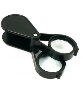 -20X30 2K-30Mm Çıft Optik Lens Katlanan Cep Büyüteç.