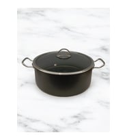 Tuna House Granit Derin Tencere  26 Cm  Siyah